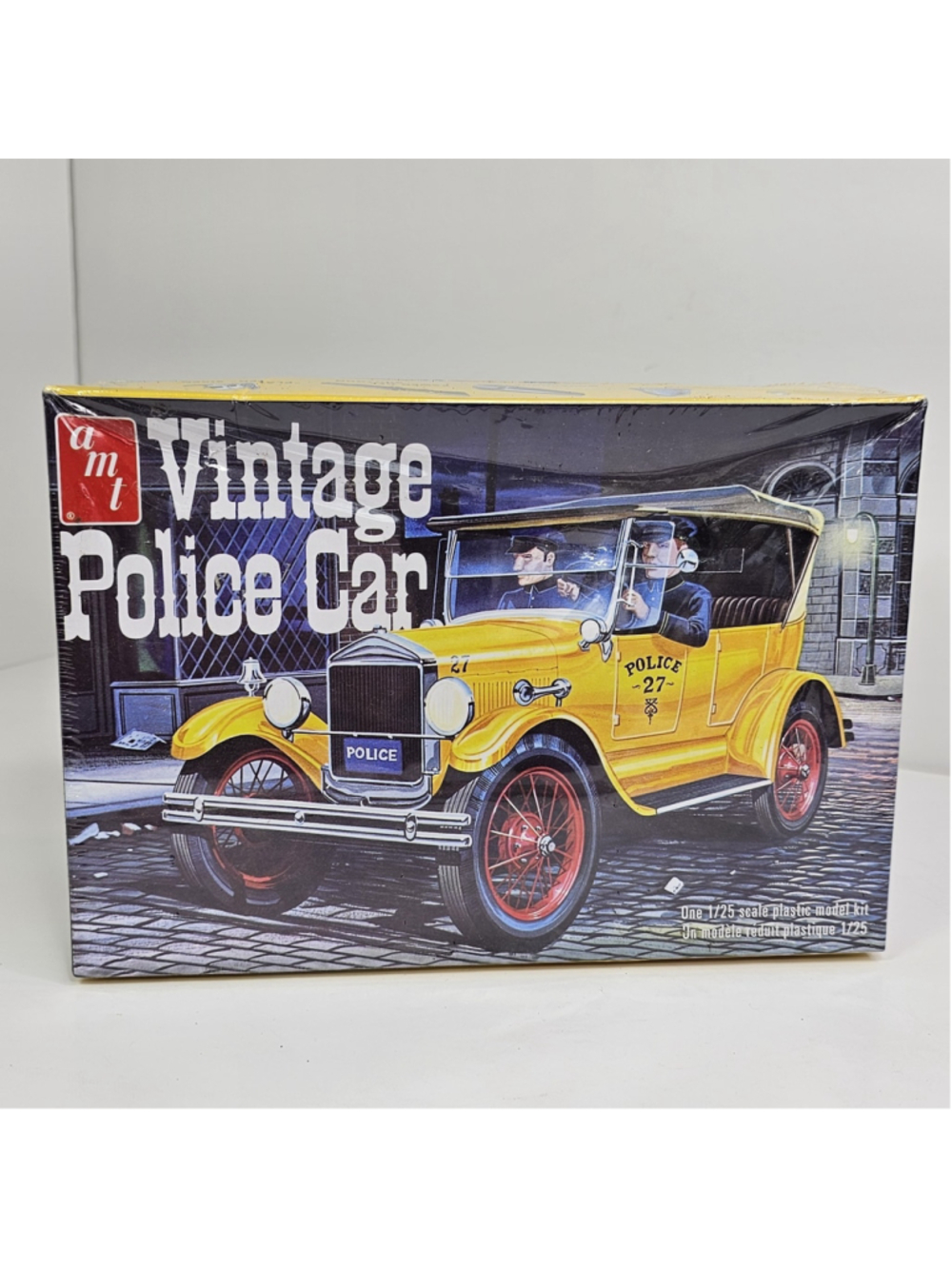 SEALED AMT 1927 Ford Model T Vintage Police Car 1/25 Plastic Model Kit